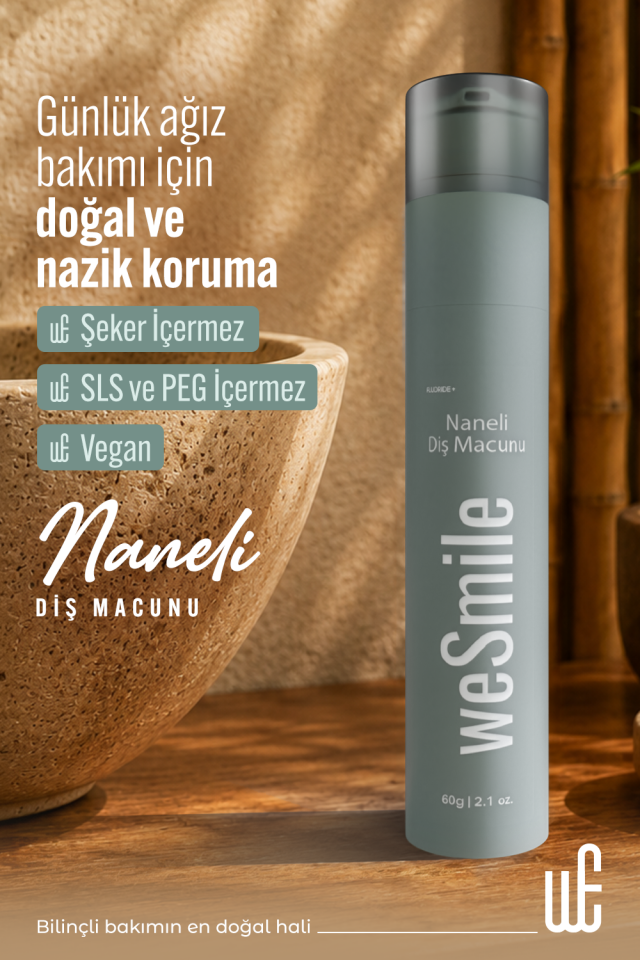 WeWays Vegan Nane Aromalı Diş Macunu