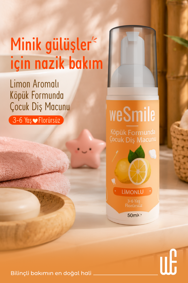 WewaysSmile Çocuk Limonlu Diş Macunu (3-6 Yaş)