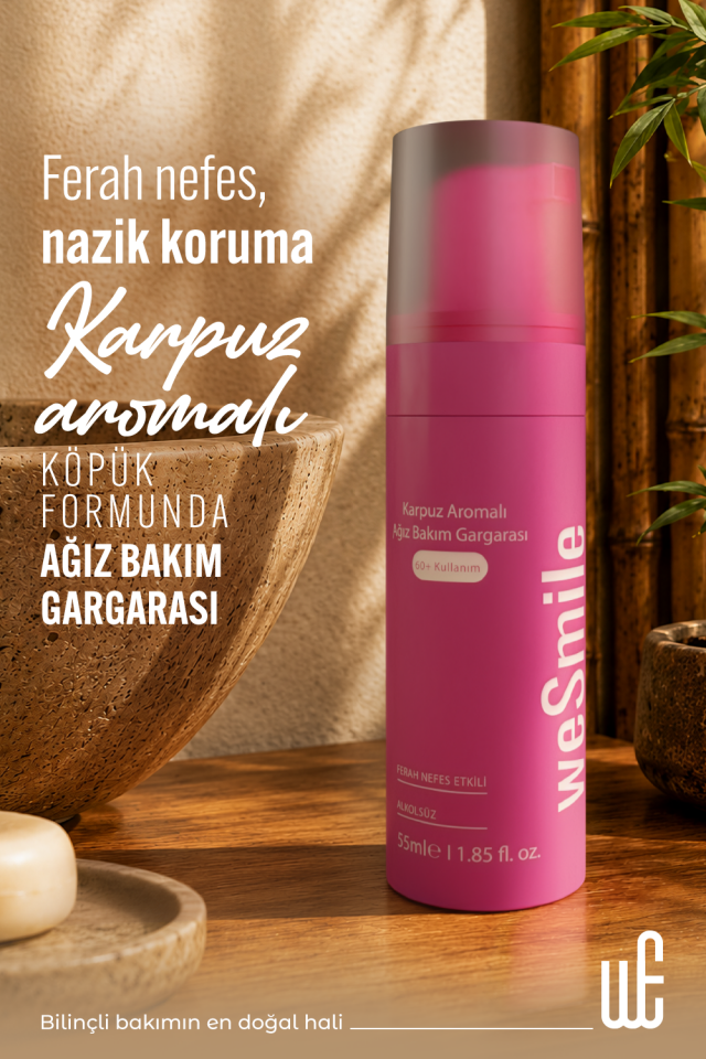 Karpuz Aromalı Köpük Ağız Bakım Gargarası