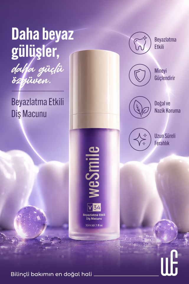 WeSmile V34 Beyazlatma Etkili Diş Macunu 30 ml
